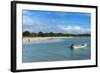White Sand in the Gravenor Bay in Barbuda-Michael Runkel-Framed Photographic Print