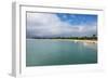 White Sand in the Gravenor Bay in Barbuda-Michael Runkel-Framed Photographic Print