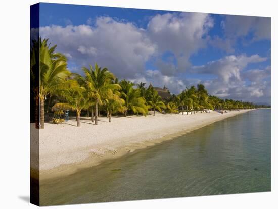 White Sand, Trou Aux Biches Beach, Mauritius, Indian Ocean, Africa-null-Stretched Canvas