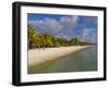 White Sand, Trou Aux Biches Beach, Mauritius, Indian Ocean, Africa-null-Framed Photographic Print