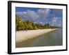 White Sand, Trou Aux Biches Beach, Mauritius, Indian Ocean, Africa-null-Framed Photographic Print
