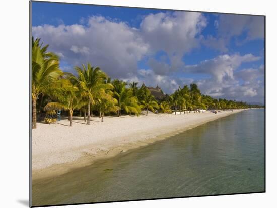 White Sand, Trou Aux Biches Beach, Mauritius, Indian Ocean, Africa-null-Mounted Photographic Print