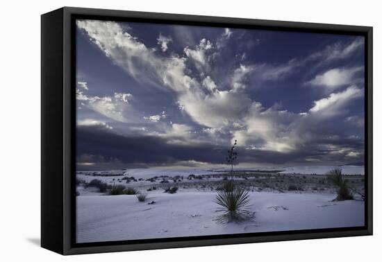 White Sands And Clouds-Steve Gadomski-Framed Stretched Canvas