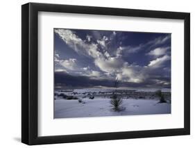White Sands And Clouds-Steve Gadomski-Framed Photographic Print