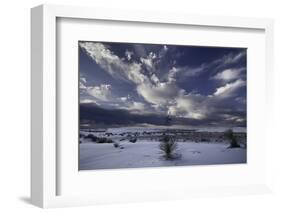 White Sands And Clouds-Steve Gadomski-Framed Photographic Print