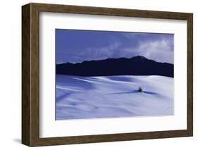 White Sands And San Andres Mountain Range N M-Steve Gadomski-Framed Photographic Print
