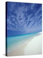 White Sands and Water of Sand Island, Midway Atoll National Wildlife Refuge, Hawaii, USA-Darrell Gulin-Stretched Canvas