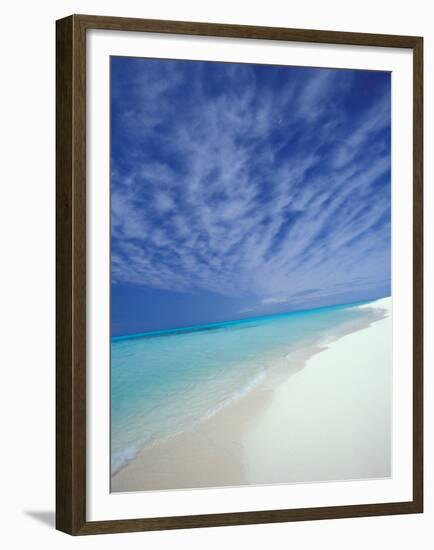 White Sands and Water of Sand Island, Midway Atoll National Wildlife Refuge, Hawaii, USA-Darrell Gulin-Framed Premium Photographic Print