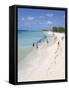 White Sands Beach, Grand Turk Island, Turks and Caicos Islands, West Indies, Caribbean-Richard Cummins-Framed Stretched Canvas