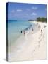 White Sands Beach, Grand Turk Island, Turks and Caicos Islands, West Indies, Caribbean-Richard Cummins-Stretched Canvas