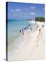 White Sands Beach, Grand Turk Island, Turks and Caicos Islands, West Indies, Caribbean-Richard Cummins-Stretched Canvas