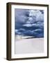 White Sands in New Mexico with Stormy Sky-evren_photos-Framed Photographic Print