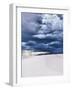 White Sands in New Mexico with Stormy Sky-evren_photos-Framed Photographic Print