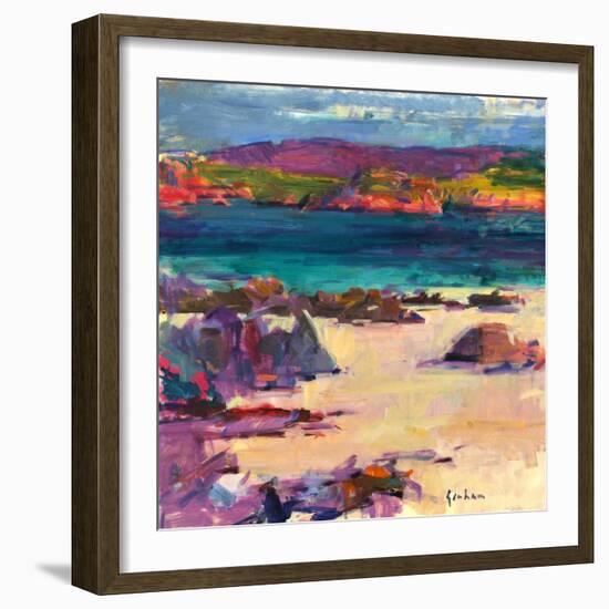 White Sands, Iona, 2011-Peter Graham-Framed Giclee Print