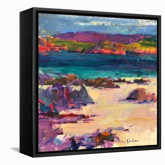 White Sands, Iona, 2011-Peter Graham-Framed Stretched Canvas