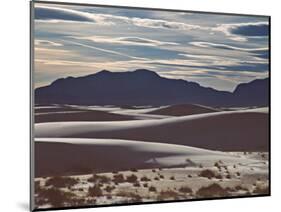 White Sands National Monument at Sunset, New Mexico, USA-Charles Sleicher-Mounted Photographic Print