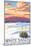 White Sands National Monument, New Mexico - Sunset Scene-null-Mounted Poster