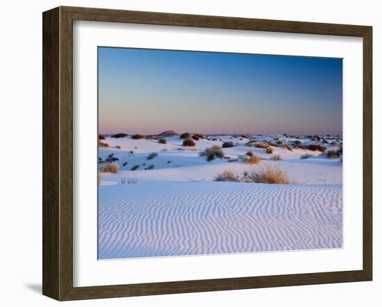 White Sands National Monument, New Mexico, United States of America, North America-Mark Chivers-Framed Photographic Print