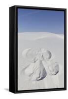 White Sands National Monument, New Mexico, Usa. Sand Angel-Julien McRoberts-Framed Stretched Canvas