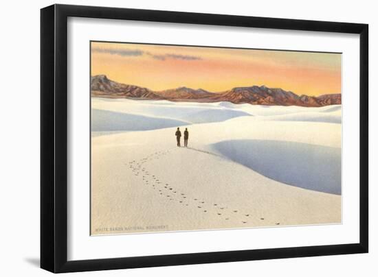 White Sands, New Mexico-null-Framed Art Print