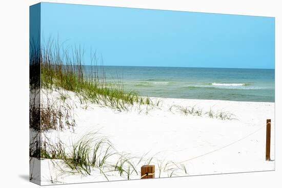 White Sandy Beach II-Gail Peck-Stretched Canvas