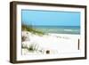 White Sandy Beach II-Gail Peck-Framed Photographic Print