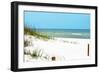 White Sandy Beach II-Gail Peck-Framed Photographic Print