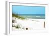 White Sandy Beach II-Gail Peck-Framed Photographic Print