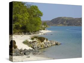 White Sandy Beach, Morar, Highlands, Scotland, United Kingdom, Europe-Gary Cook-Stretched Canvas