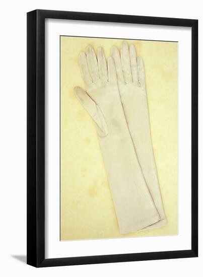 White Satin-Den Reader-Framed Photographic Print