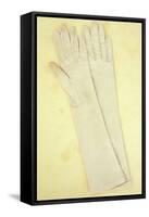 White Satin-Den Reader-Framed Stretched Canvas
