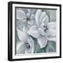 White Satin-Withaar-Framed Art Print