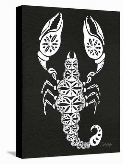 White Scorpion-Cat Coquillette-Stretched Canvas