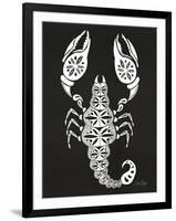 White Scorpion-Cat Coquillette-Framed Art Print