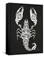 White Scorpion-Cat Coquillette-Framed Stretched Canvas