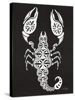 White Scorpion-Cat Coquillette-Stretched Canvas