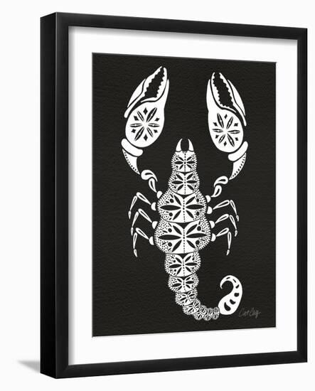 White Scorpion-Cat Coquillette-Framed Giclee Print