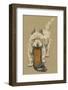 White Scots Terrier with a Black Slipper or Shoe-Cecil Aldin-Framed Photographic Print