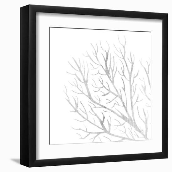 White Seaweed 1-Denise Brown-Framed Art Print