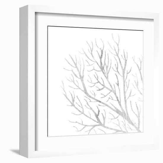 White Seaweed 1-Denise Brown-Framed Art Print