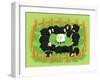 White Sheep in the Flock of Black Sheep (Opposite Side)-Atthidej Nimmanhaemin-Framed Art Print