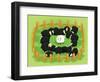 White Sheep in the Flock of Black Sheep (Opposite Side)-Atthidej Nimmanhaemin-Framed Art Print