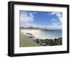 White Shell Sand on Cleabaigh Beach, Northwest Coast, South Harris, Western Isles-Tony Waltham-Framed Photographic Print