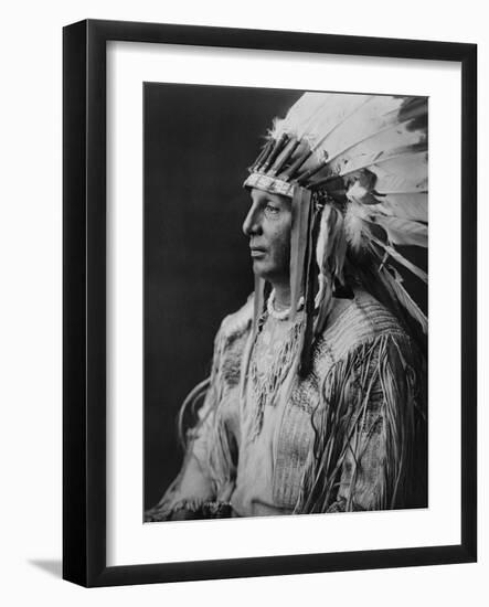 White Shield, Arikara-null-Framed Photographic Print