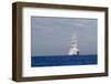 White Ship On The Ocean, 2018-null-Framed Photographic Print