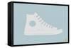 White Shoe-NaxArt-Framed Stretched Canvas