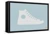 White Shoe-NaxArt-Framed Stretched Canvas