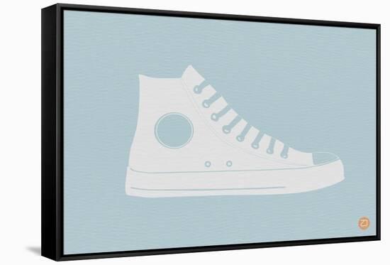 White Shoe-NaxArt-Framed Stretched Canvas