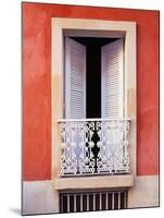 White Shutters, Old San Juan, Puerto Rico-Tom Haseltine-Mounted Premium Photographic Print