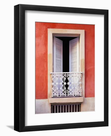 White Shutters, Old San Juan, Puerto Rico-Tom Haseltine-Framed Photographic Print